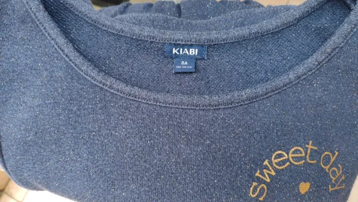 Robe bleu Kiabi 8 ans paillettes - photo numéro 6