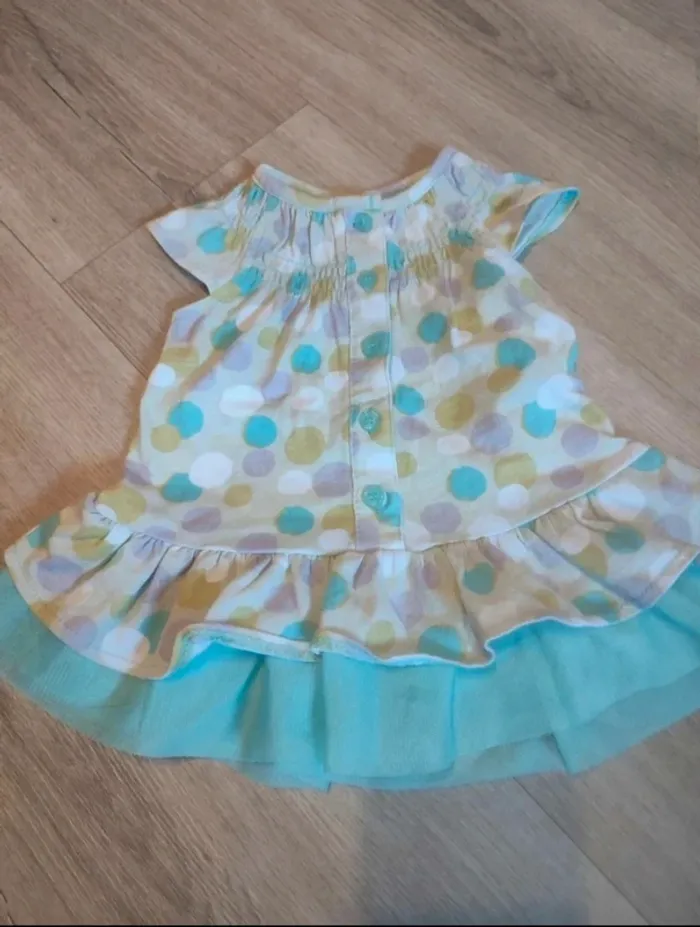 Magnifique tunique a pois 3 mois