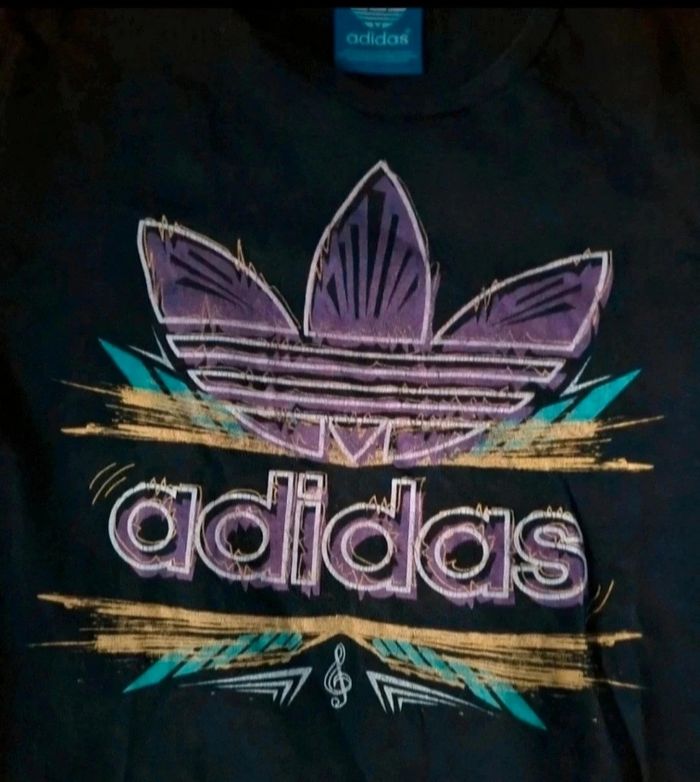 T-shirt imprimé Adidas taille M - photo numéro 2