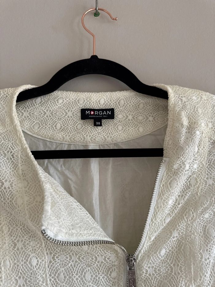 Veste en dentelle Morgan – Taille 38 - photo numéro 3