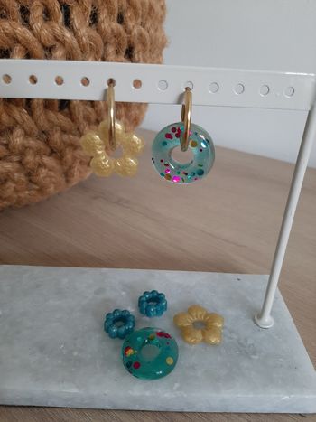 Creoles pampilles interchangeables 