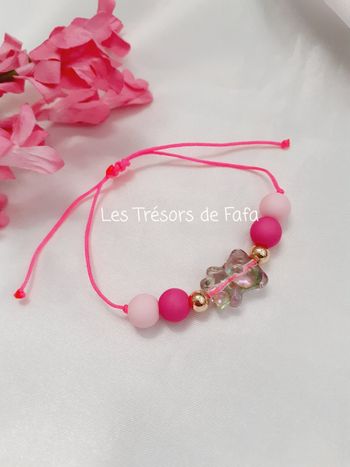 Bracelet perles ourson