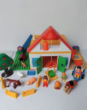 PLAYMOBIL 123 Maison de Ferme et Animaux Junior 🐄