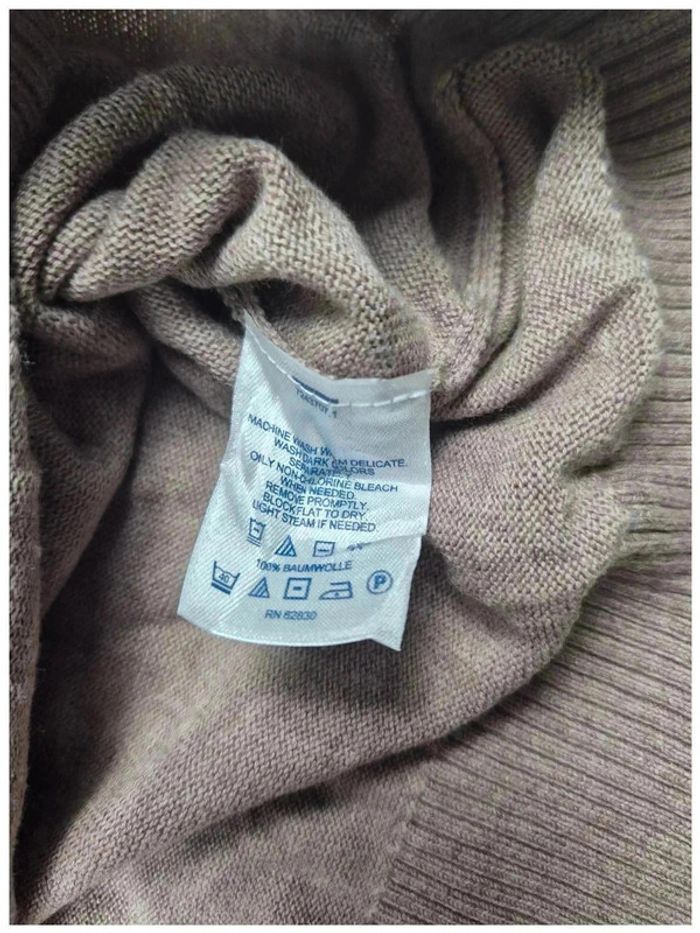 Pull col v Lands' end Gris Taille M - photo numéro 3