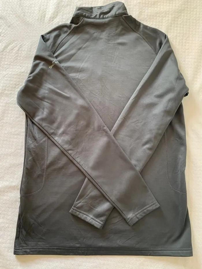 Pull quart zip Eddie Bauer gris - Logo Prosperty Home Mortgage - photo numéro 6