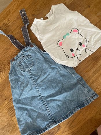 Robe et tee shirt 6 mois