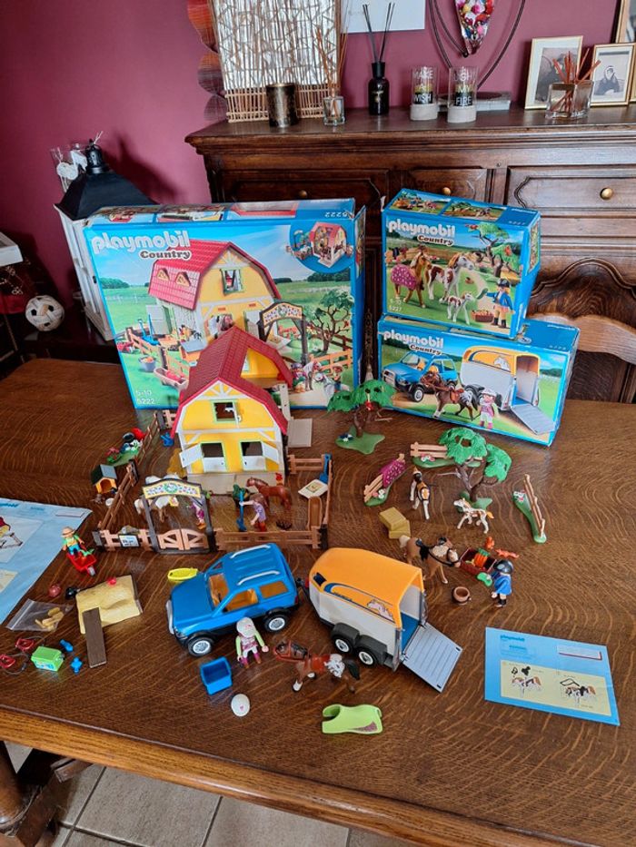 Playmobil lot centre équestre haras poneys - photo numéro 10