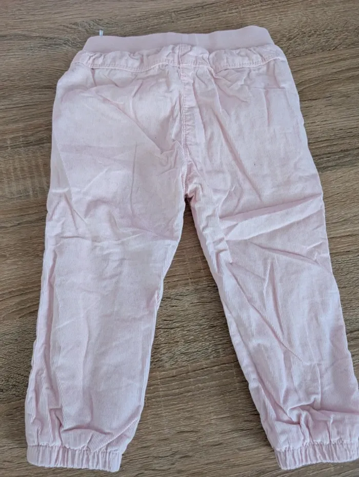Pantalon côtelé rose pâle - photo numéro 6