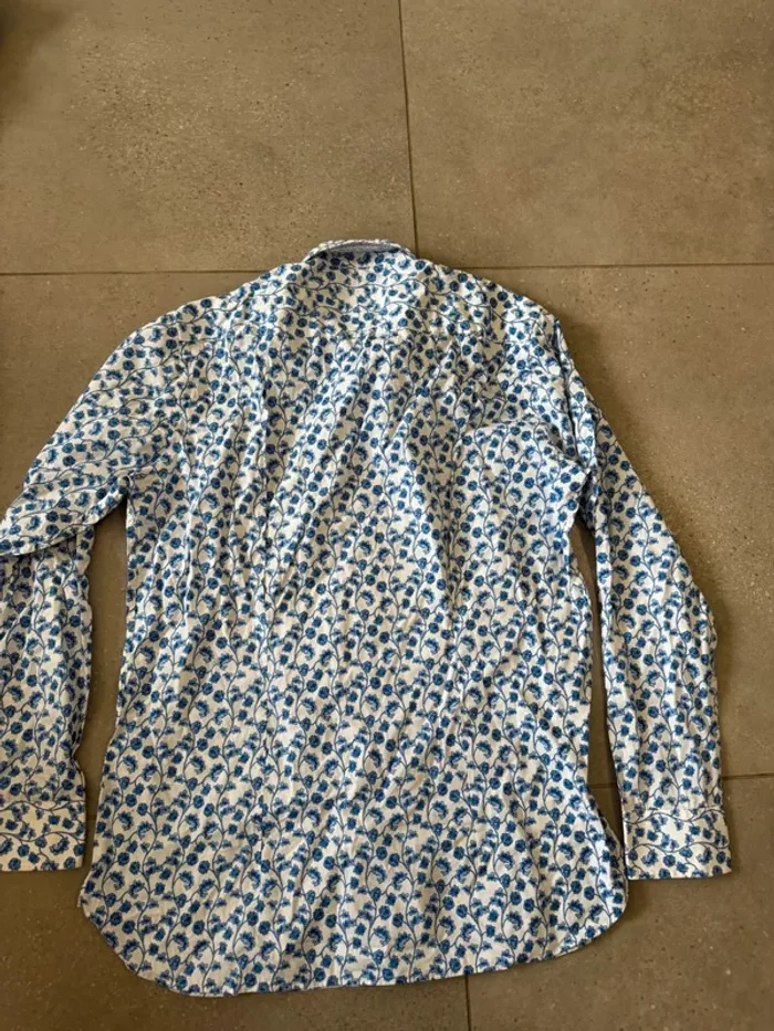 Chemise bleu clair Ted Baker, taille M, très bon état - photo numéro 4