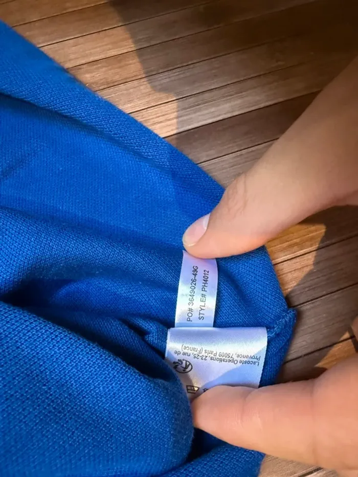Polo slim fit Taille 2 Bleu marine - photo numéro 5