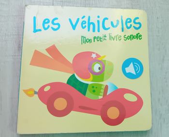 Livre sonore "Les véhicules"