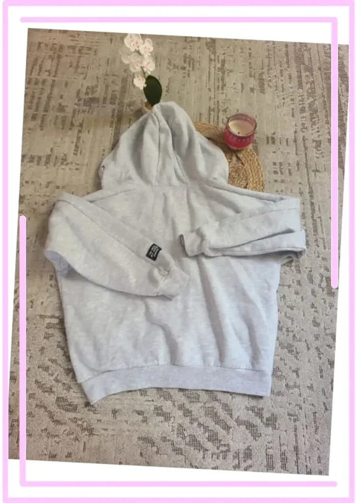 Veste grise à capuche  taille S - photo numéro 3