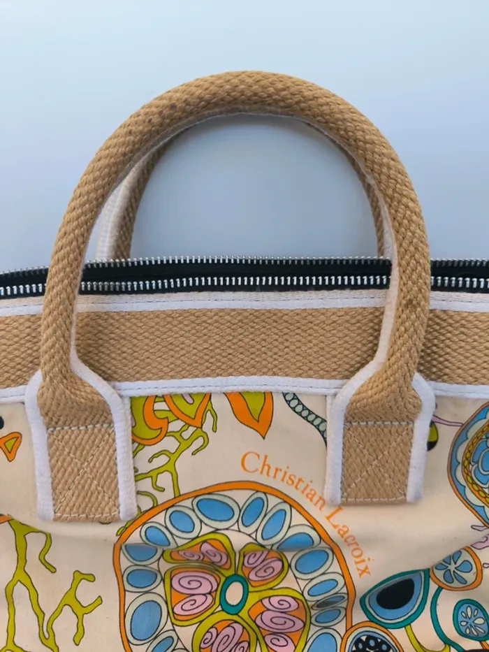 Petit sac à main à motifs Christian Lacroix - photo numéro 4