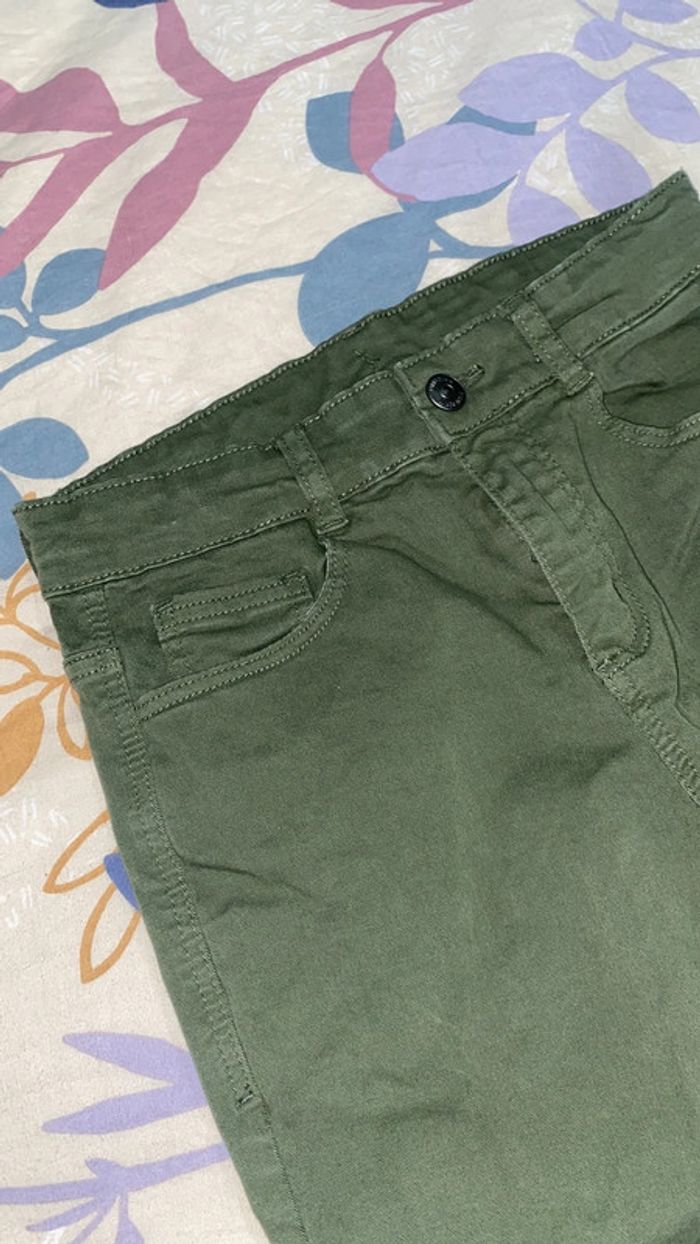 Jeans kaki Kiabi - photo numéro 2