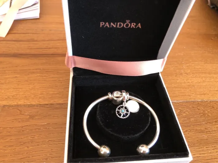 Bracelet Pandora en argent avec Charms - photo numéro 3