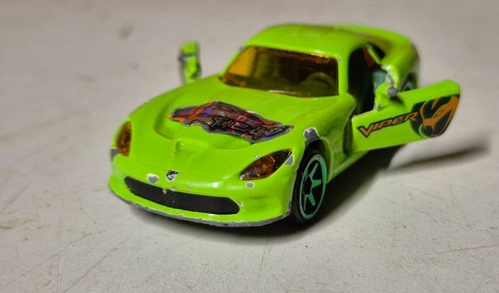 Voiture miniature majorette dodge viper vert 238B 1/60 - photo numéro 2