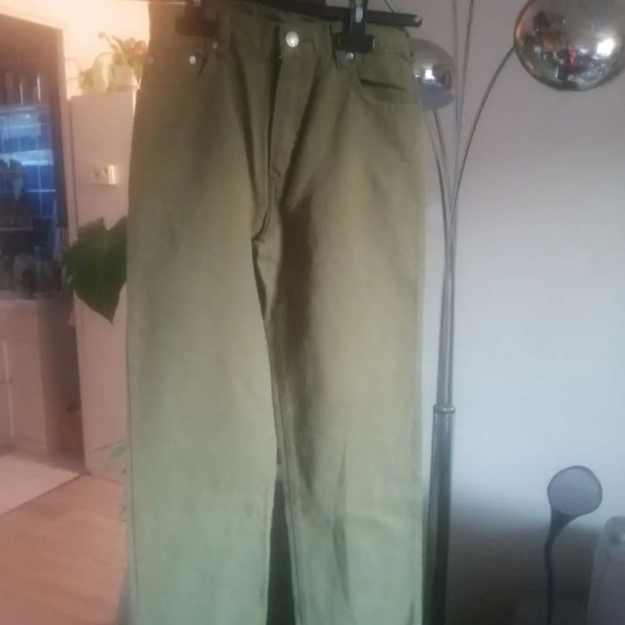 🌸Jean vert coupe droite taille haute "DPAM" Taille 10 ans Neuf 🌸