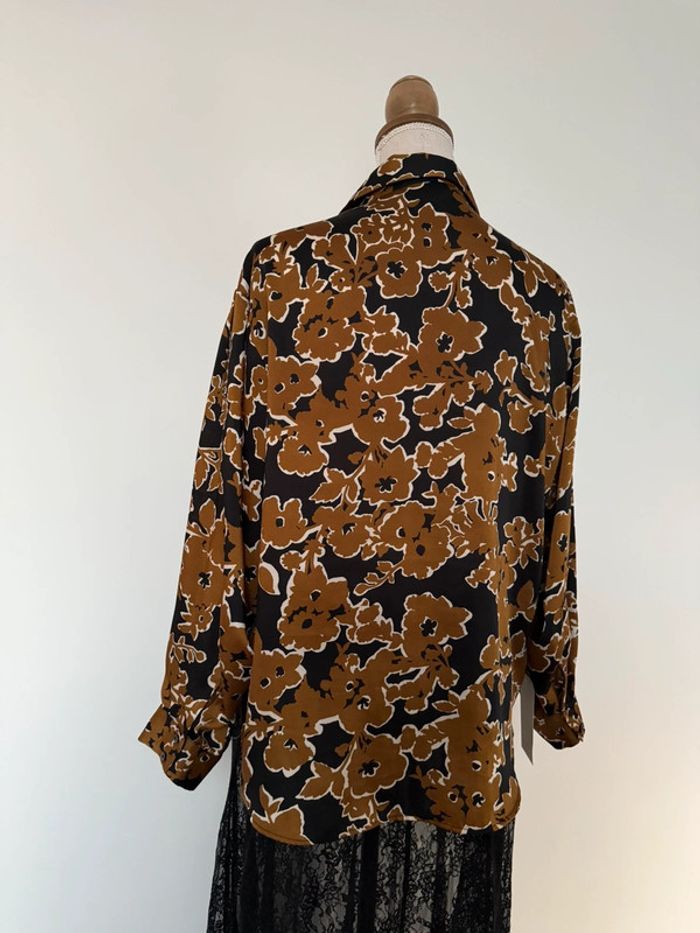 Chemise Zara Hemd Folder Camisa Camicia Overhemd sobrecamisa blouse fluide Blusa top - photo numéro 3