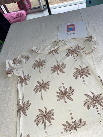 T-shirt zeeman 5,6 ans