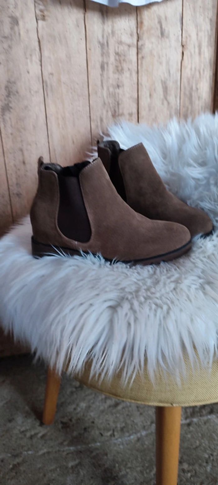 Bottines marron - photo numéro 3