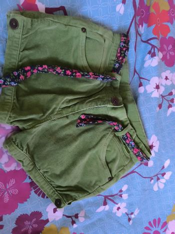 Short en velours boboli 10 ans