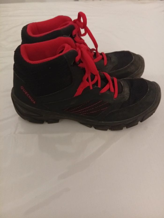 Chaussures de randonnée enfant avec lacets MH100 - photo numéro 3