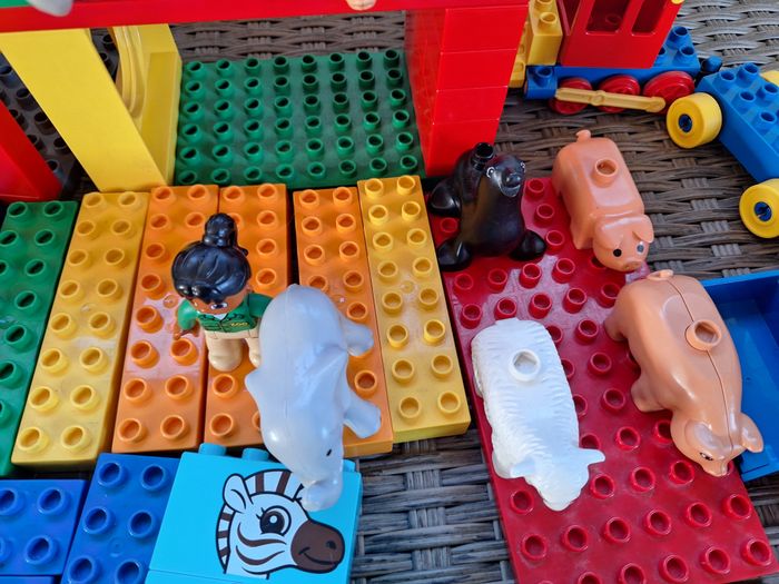 Gros lot de légos duplo 1 er âge (1/3 ans) avec animaux - photo numéro 4