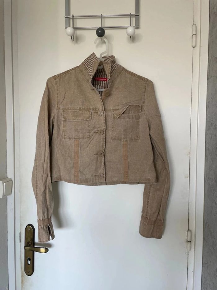 Veste courte beige