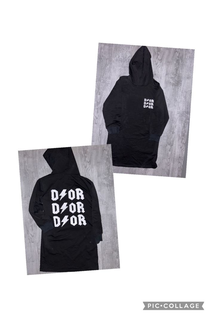 Robe sweat à capuche