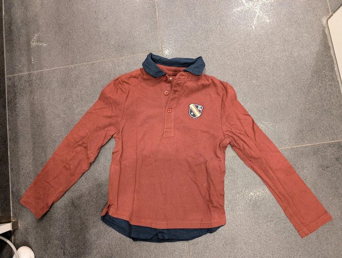 T-shirt à manches longues chemise garçon 6 ans comme NEUF Noël