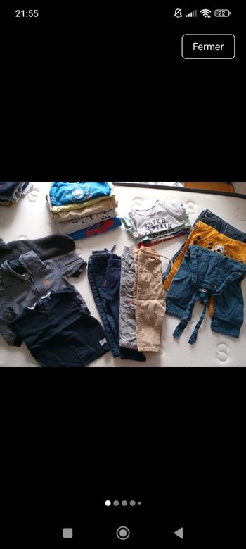 Lot 18 mois garcons 19 pieces