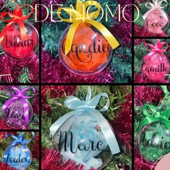 Boule de Noël prénom