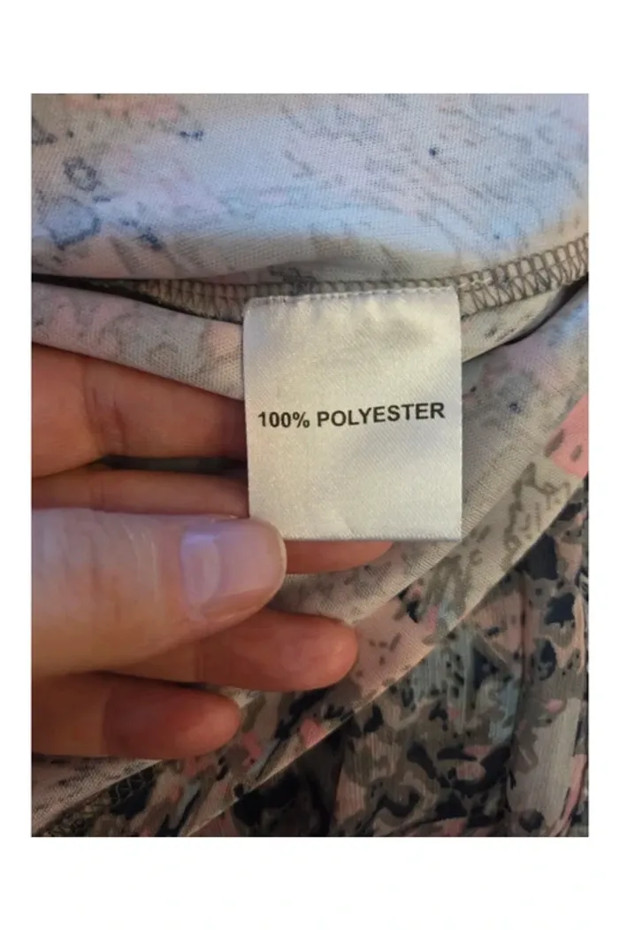 Robe été en voile doublée extensible Bleu bonheur T50 - photo numéro 9