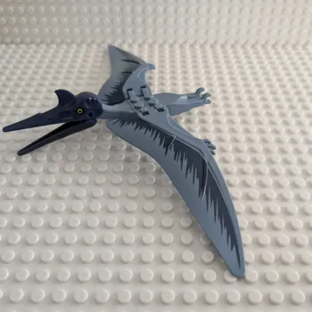 Figurine Jurassic World : Ptérodactyle bleu , style lego