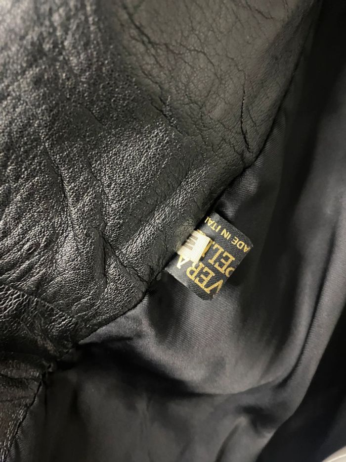 Blouson en cuir Vintage taille M - photo numéro 5