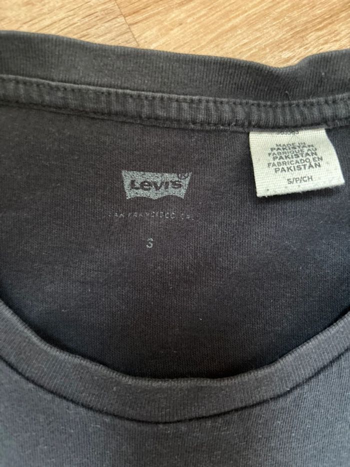 T shirt Lévis noir - photo numéro 5