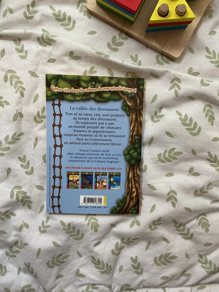 livre la cabane magique tome 1 la vallée des dinosaures - photo numéro 3