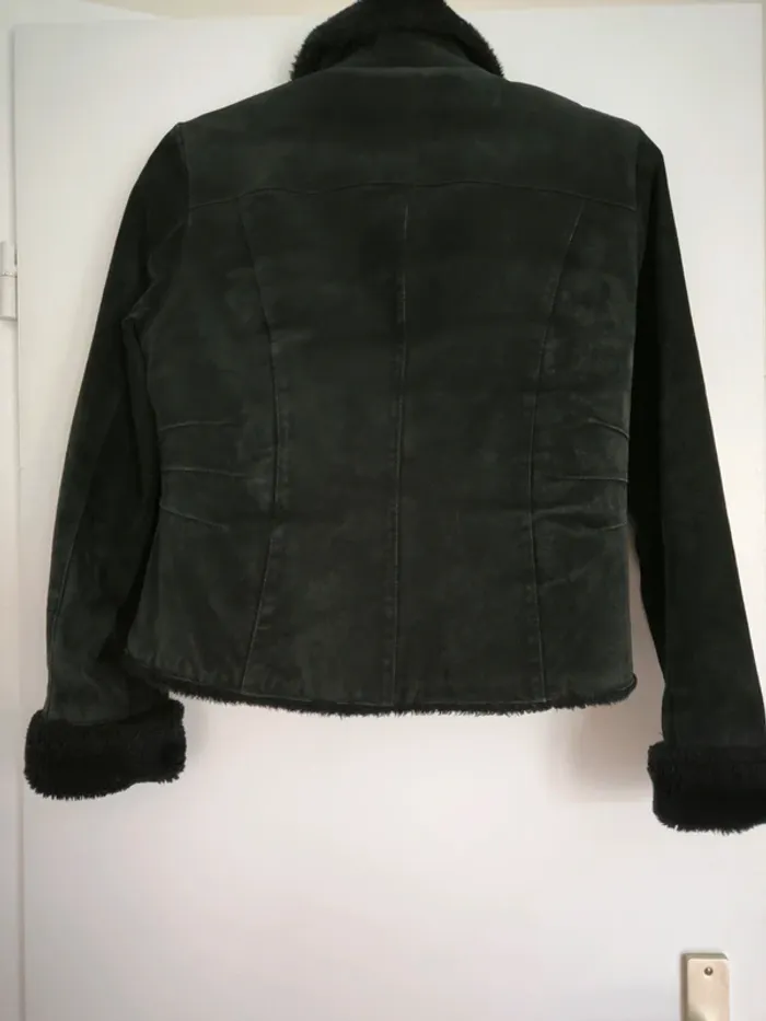 Veste faux daim noir - photo numéro 2
