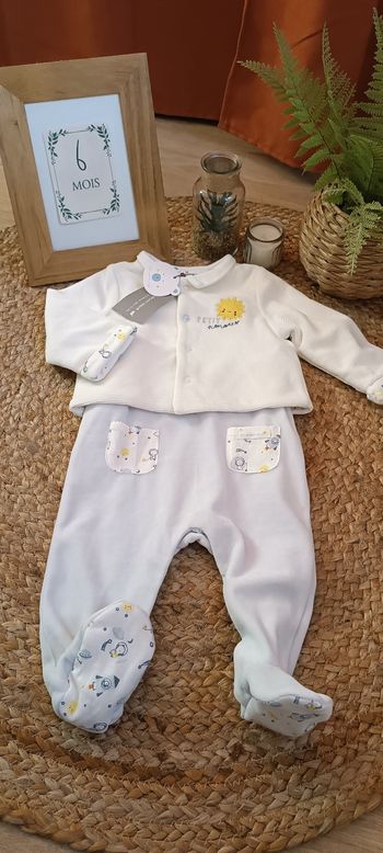 Pyjama 2 pièces garçon 6 mois Sergent Major neuf