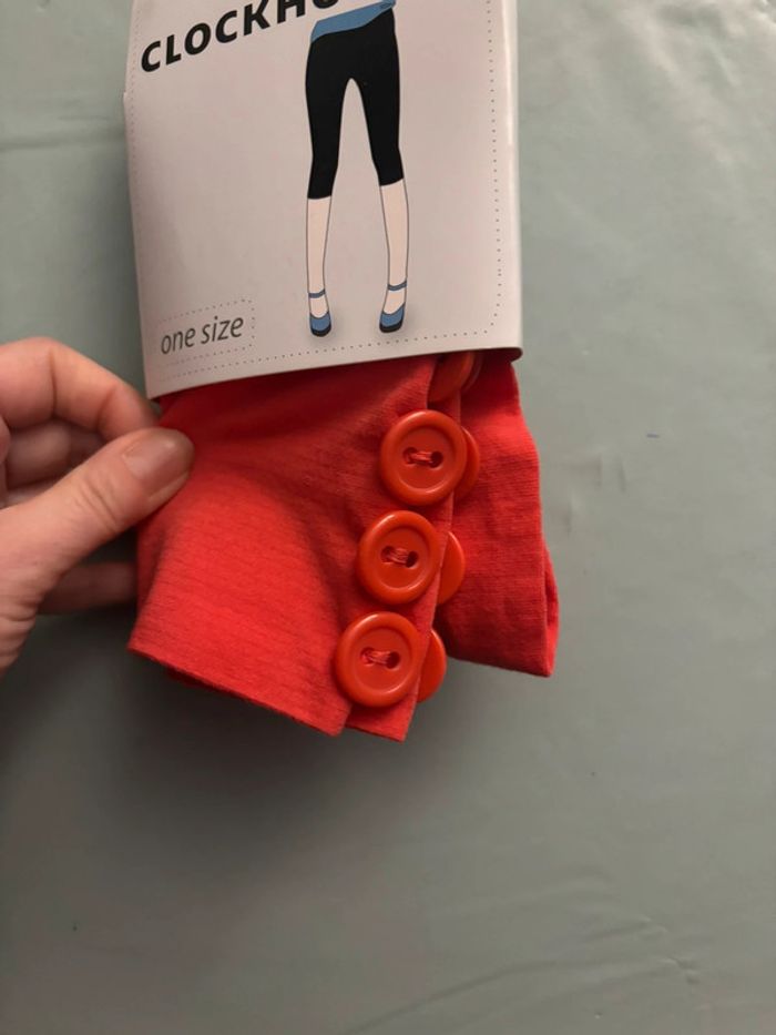 Legging au genou corail TU - photo numéro 2