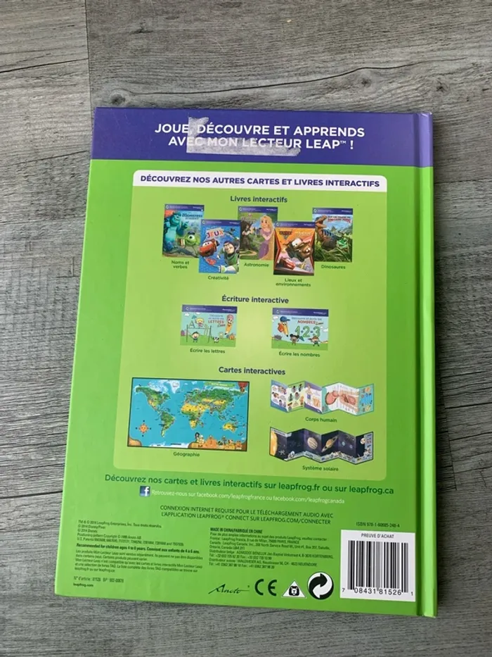 Livre leap frog - photo numéro 2
