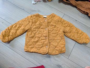 Veste chaude matelassée moutarde Tape à l'oeil 24 mois