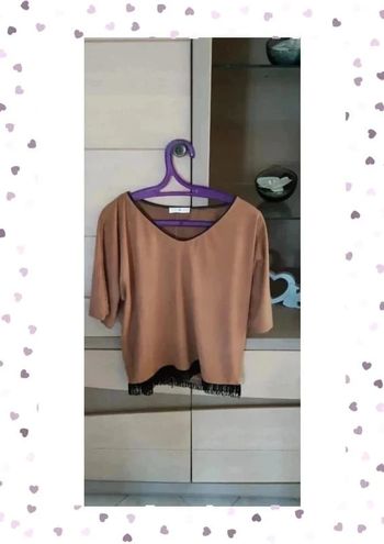 Tunique façon peau "cache cache" taille 1 état neuve