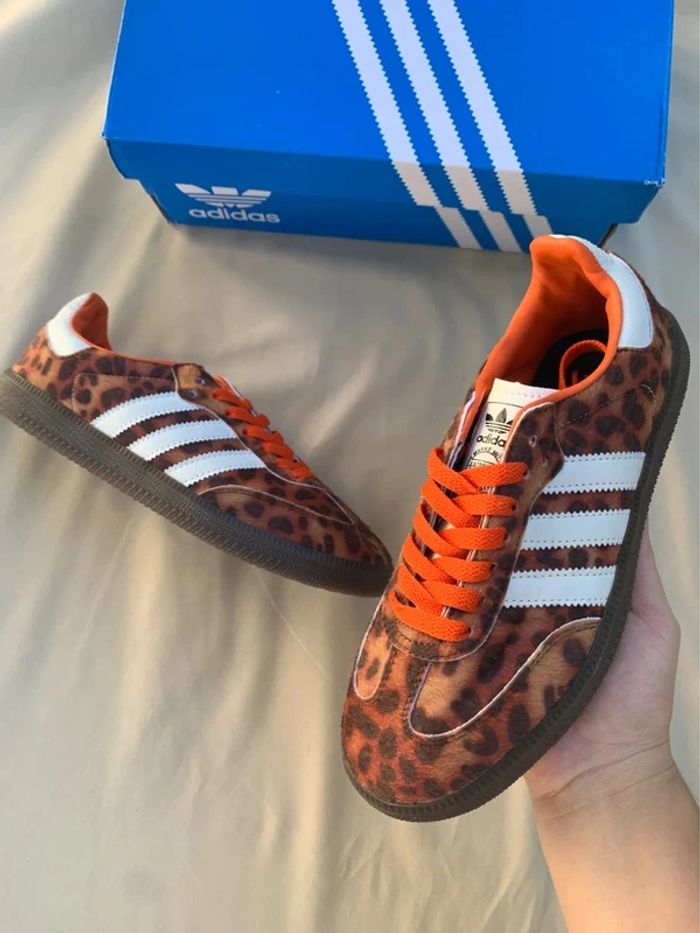 Adidas Samba Preloved Léopard Rouge 38