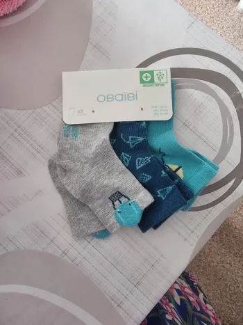 lot 3 paires de chaussettes
