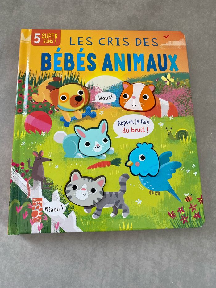 Livre sonore Les cris des bébés animaux