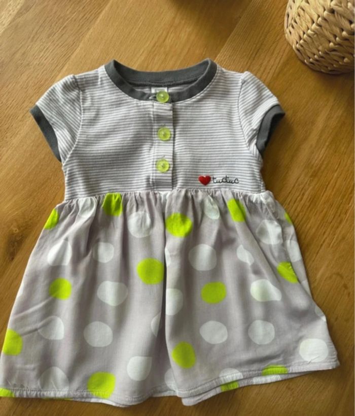 Robe légère d'été fille 12 mois Tuc Tuc