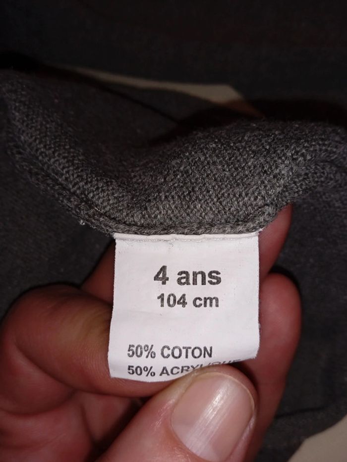 Robe grise manches longues 4 ans - photo numéro 4