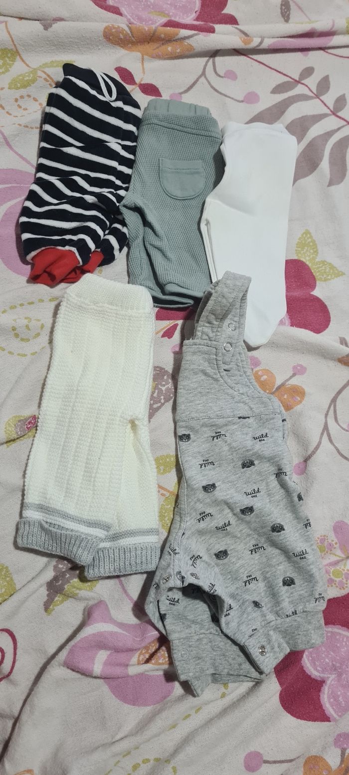 Lot vêtements garçon naissance / 1 mois