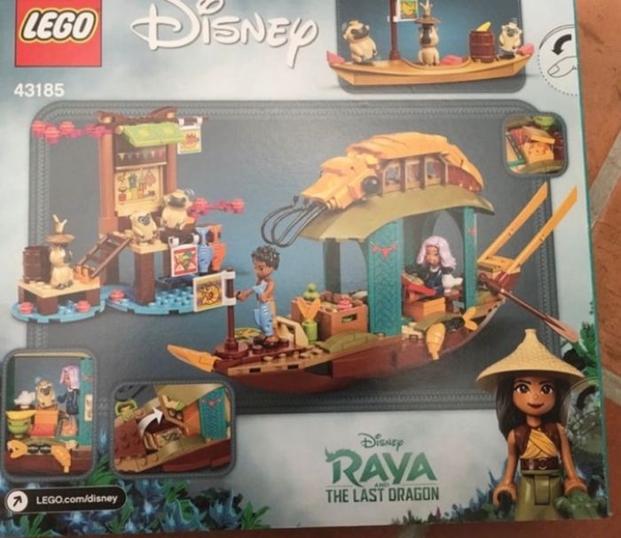 Lego  43185 raya le bateau de boun